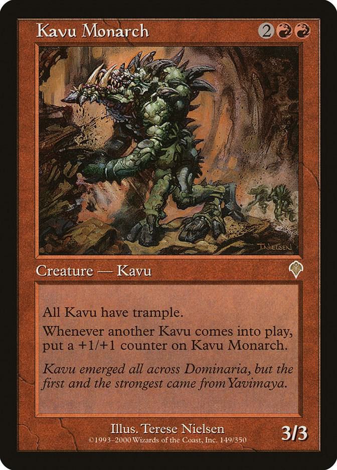 Kavu Monarch - Invasion - Magic: The Gathering - TCGplayer.com