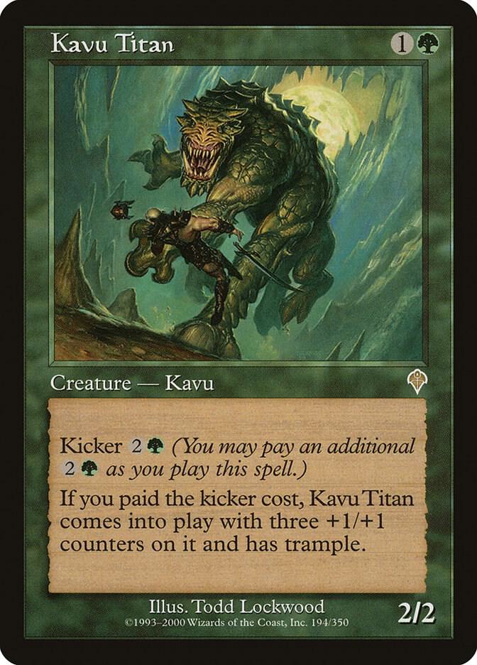 Kavu Titan - Invasion - Magic: The Gathering