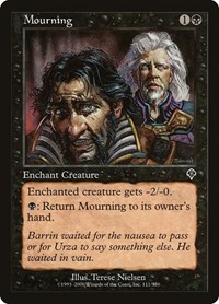 Mourning - Invasion - Magic: The Gathering card