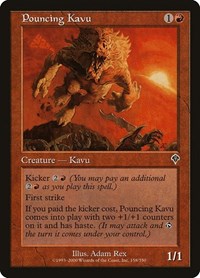 Pouncing Kavu - Invasion - Magic: The Gathering card
