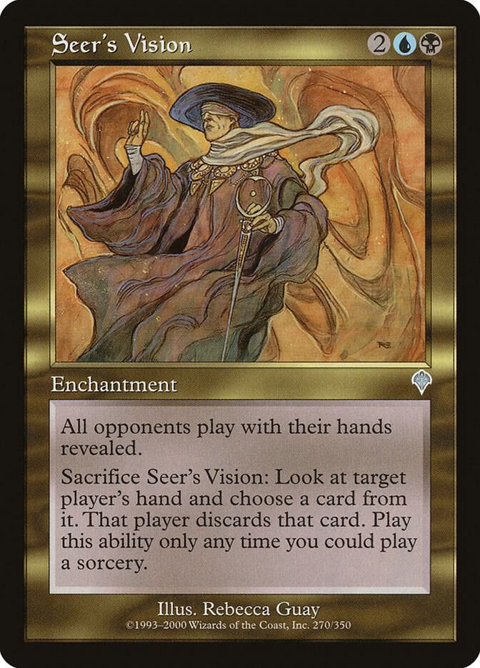 Seer's Vision - Invasion - Magic: The Gathering - TCGplayer.com Seer's Vision - Invasion - Magic: The Gathering - TCGplayer.com