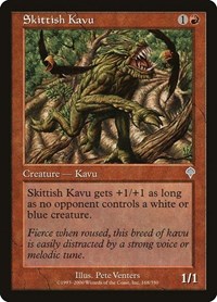 Skittish Kavu - Invasion - Magic: The Gathering card