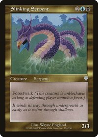 Slinking Serpent - Invasion - Magic: The Gathering card