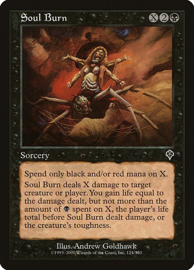 Soul Burn - Invasion - Magic: The Gathering - TCGplayer.com