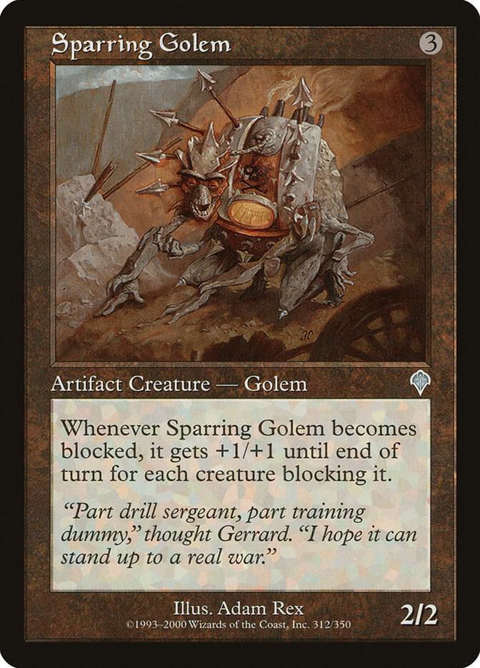 Sparring Golem - Invasion - Magic: The Gathering - TCGplayer.com Sparring Golem - Invasion - Magic: The Gathering - TCGplayer.com