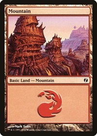 Mountain (77) (Duel Decks: Venser vs. Koth)