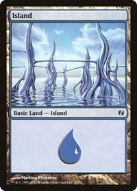 Island (43) - Duel Decks: Venser vs. Koth - Magic: The Gathering card