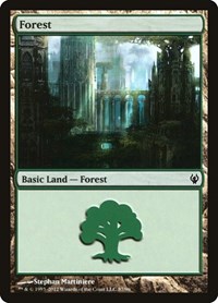 Forest (87) (Duel Decks: Izzet vs. Golgari)
