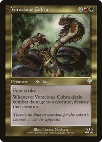 Voracious Cobra - Invasion - Magic: The Gathering card