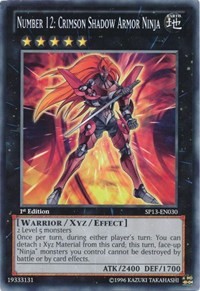 Number 12: Crimson Shadow Armor Ninja - Star Pack 2013
