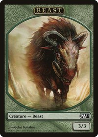 Beast Token - Magic 2011 (M11) - Magic: The Gathering card