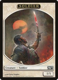 Soldier Token - Magic 2013 (M13) - Magic: The Gathering card