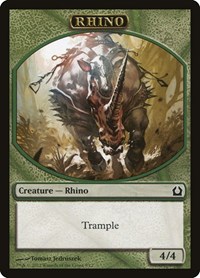 Rhino Token (Return to Ravnica)