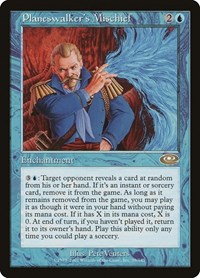 Planeswalker's Mischief - Planeshift - Magic: The Gathering card
