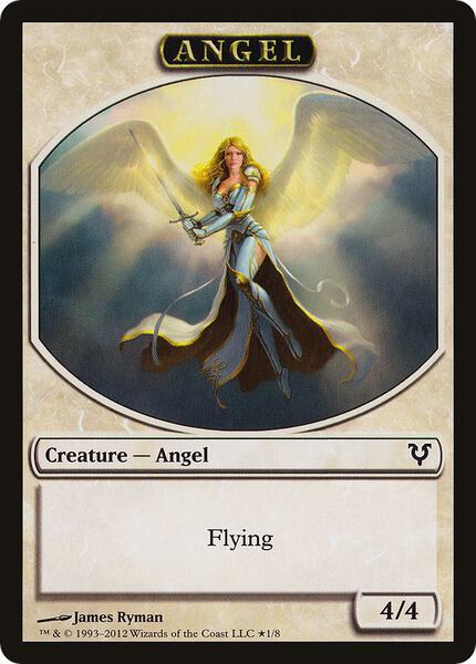 Angel // Demon Double-Sided Token - Prerelease Cards - Magic: The