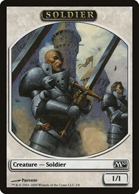 Soldier Token - Magic 2010 (M10) - Magic: The Gathering card