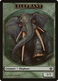 Elephant Token (Duel Decks: Garruk vs. Liliana)
