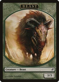 Beast Token - Lorwyn - Magic: The Gathering card