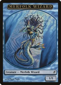 Merfolk Wizard Token - Lorwyn - Magic: The Gathering card