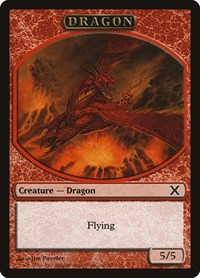 Dragon Token - 10th Edition - Magic: The Gathering card