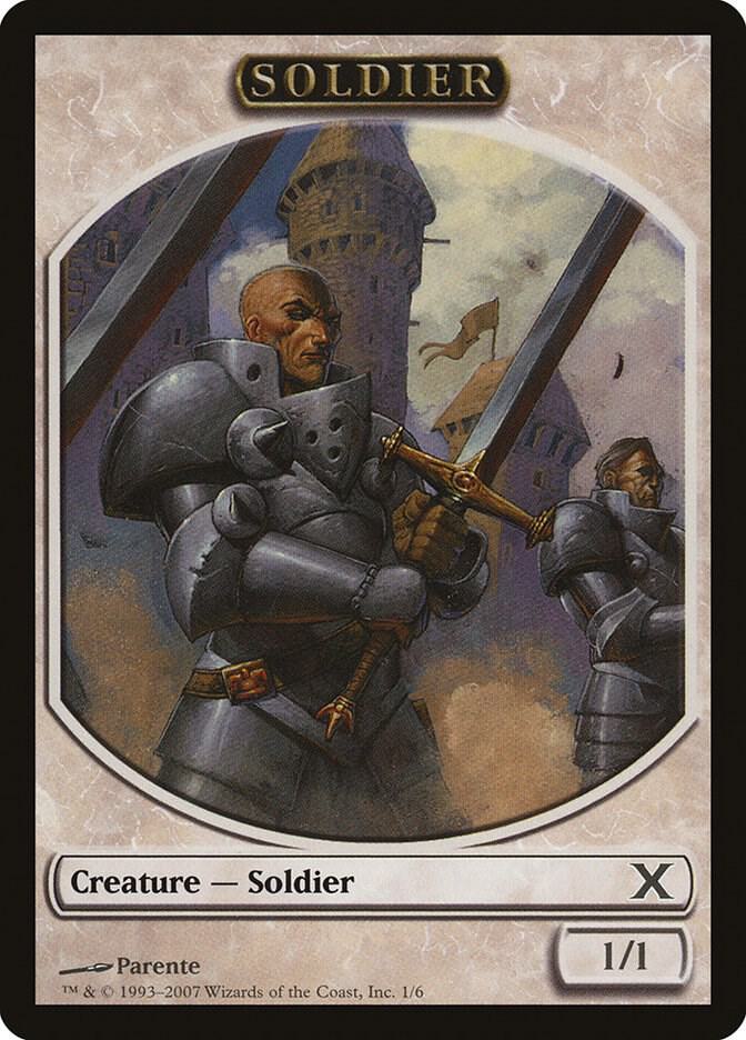 Soldier Token - 10th Edition - Magic: The Gathering - TCGplayer.com