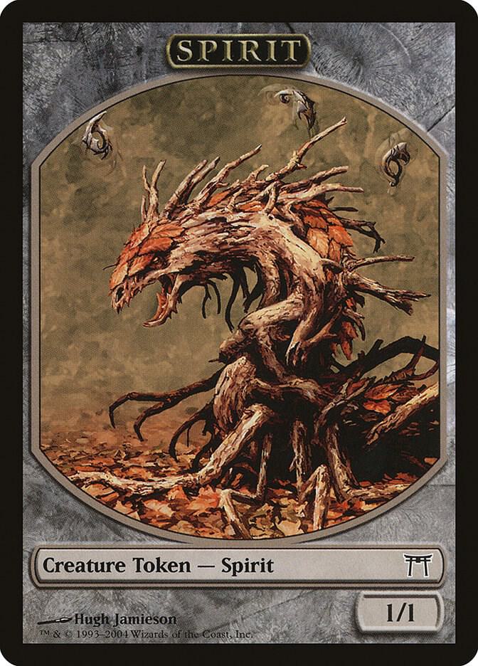 Spirit Token (CHK) - Magic Player Rewards - Magic: The Gathering