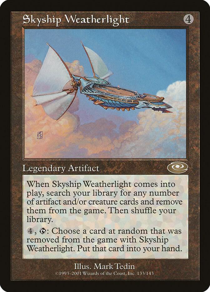 飛翔艦ウェザーライト　Skyship Weatherlight Skyship Weatherlight - Planeshift - Magic: The Gathering