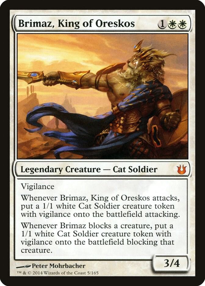 Brimaz, King of Oreskos - Born of the Gods - Magic: The Gathering