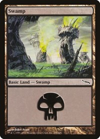 Swamp (298) - Mirrodin - Magic: The Gathering card