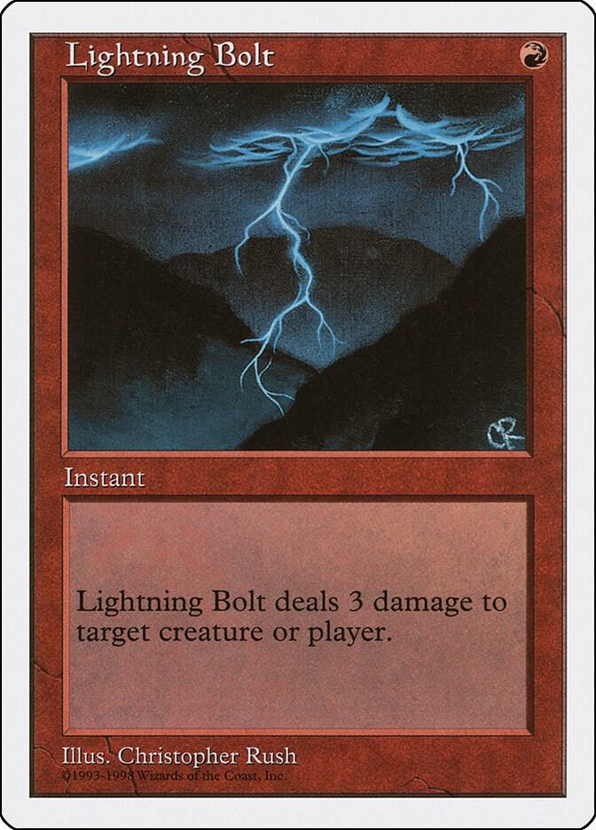 Lightning Bolt - Anthologies - Magic: The Gathering - TCGplayer.com
