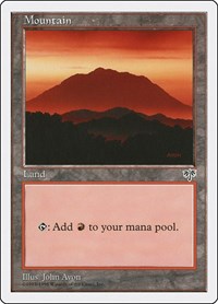 Mountain (Mirage) - Anthologies - Magic: The Gathering card