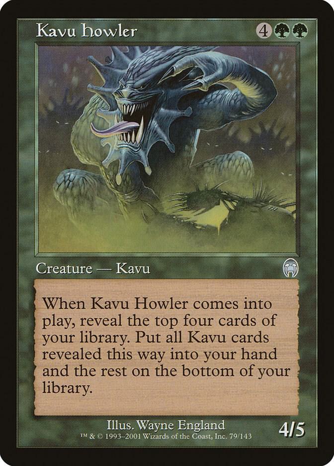Kavu Howler Apocalypse Magic: The Gathering