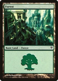 Forest (88) (Duel Decks: Jace vs. Vraska)
