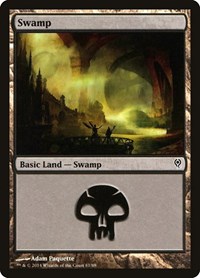 Swamp (81) - Duel Decks: Jace vs. Vraska - Magic: The Gathering card