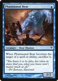 Phantasmal Bear - Duel Decks: Jace vs. Vraska - Magic: The Gathering card