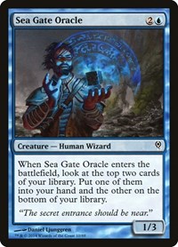 Sea Gate Oracle - Duel Decks: Jace vs. Vraska - Magic: The Gathering card