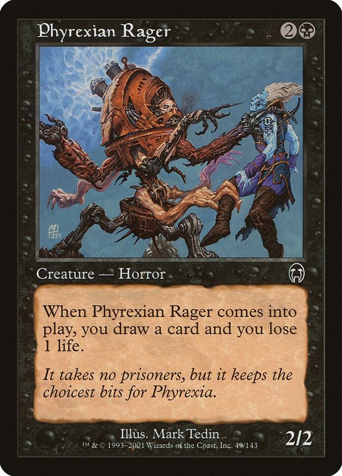 Phyrexian Rager - Apocalypse - Magic: The Gathering - TCGplayer.com
