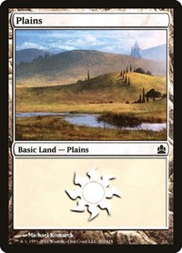 Plains (301) - Commander - Magic: The Gathering card