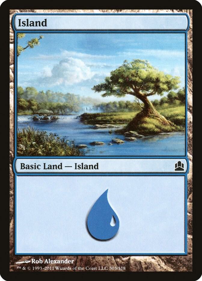 Island (303) 303 card