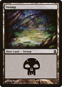 Swamp (309) - Commander - Magic: The Gathering card