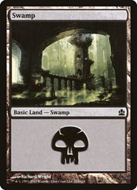 Swamp (310) - Commander - Magic: The Gathering card