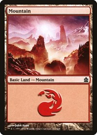 Mountain (311) - Commander - Magic: The Gathering card