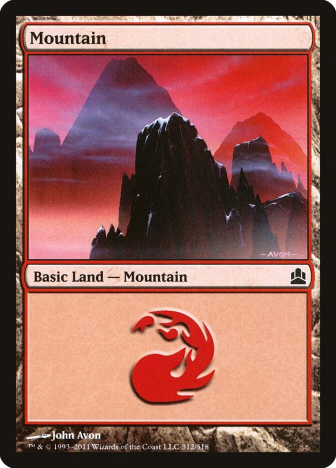 Mountain (312) 312 card