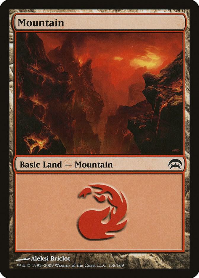 Mountain (158) 158 card