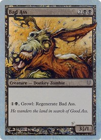 Bad Ass (Alternate Foil) - Unhinged - Magic: The Gathering card