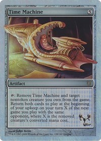 Time Machine (Alternate Foil) - Unhinged - Magic: The Gathering card