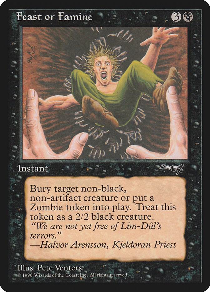 Feast or Famine (Falling into Pit) - Alliances - Magic: The