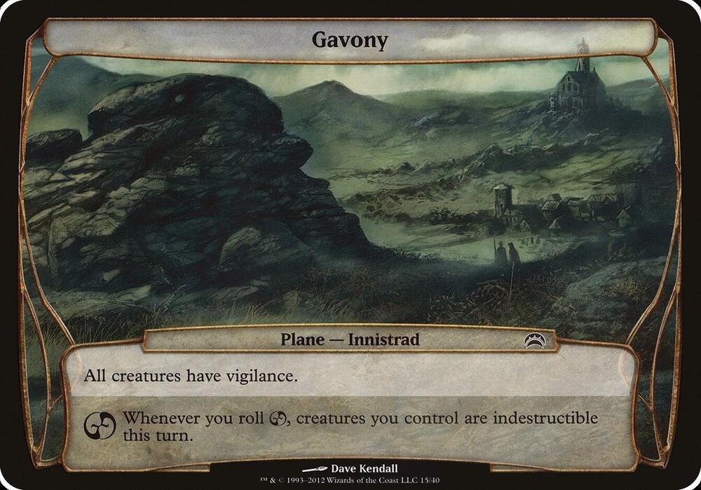 Gavony (Planechase 2012) - Oversize Cards - Magic: The Gathering