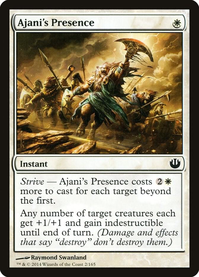 Ajani's Presence - Journey Into Nyx - Magic: The Gathering