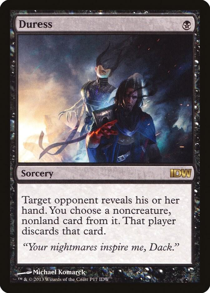 MTG 強迫 Duress 4枚セット 英語 IDW プロモ Duress (IDW Comics 2014) - Media Promos - Magic: The Gathering